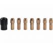 Skľučovadlá pre priame brúsky, sada 8ks, 1-1,6-2-2,3-3-2x3,2mm, EXTOL CRAFT