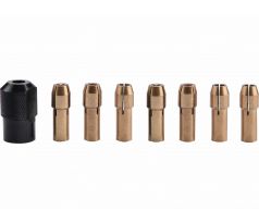 Skľučovadlá pre priame brúsky, sada 8ks, 1-1,6-2-2,3-3-2x3,2mm, EXTOL CRAFT