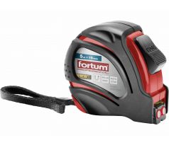 Meter zvinovací, 5m, šírka pásu 19mm, FORTUM