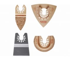 Multifunkčné náradie, 4-dielna sada, na obklady, EXTOL PREMIUM