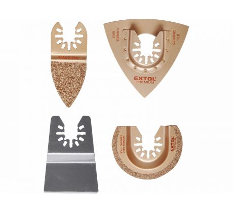 Multifunkčné náradie, 4-dielna sada, na obklady, EXTOL PREMIUM
