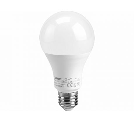 Žiarovka LED, 15W, 1350lm, E27, Ø60mm, EXTOL LIGHT