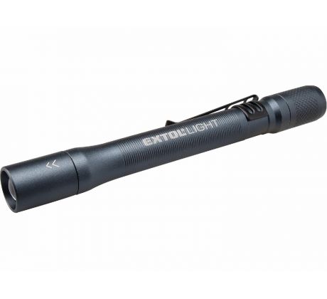 Svietidlo hliníkové, XPG CREE LED, 100lm, 2xAAA, IP54, EXTOL LIGHT