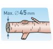 Nožnice na konáre nákovové prevodové 720mm, HCS, EXTOL PREMIUM