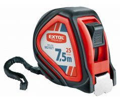 Meter zvinovací, 7,5m, šírka pásu 25mm, EXTOL PREMIUM