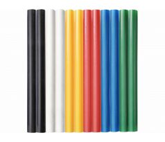 Tyčinky tavné farebné 12ks, Ø7,2mm, dĺžka 100mm, EXTOL CRAFT