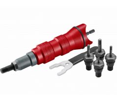 Nadstavec na nitovanie do vŕtačky, M3-M8, FORTUM