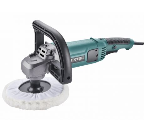 Leštička uhlová, príkon 1400W, priemer 180mm/M14, 900-3800ot/min, EXTOL INDUSTRIAL