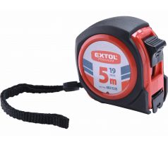 Meter zvinovací, 5m, šírka pásu 25mm, EXTOL PREMIUM