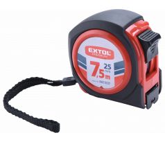 Meter zvinovací, 7,5m, šírka pásu 25mm, EXTOL PREMIUM