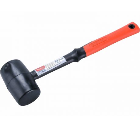 Kladivo gumené čierne sklolaminátová násada, Ø50mm, 280g, EXTOL PREMIUM