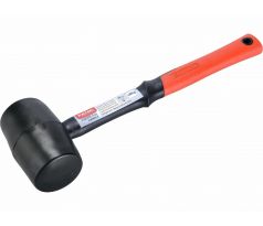 Kladivo gumené čierne sklolaminátová násada, Ø60mm, 480g, EXTOL PREMIUM