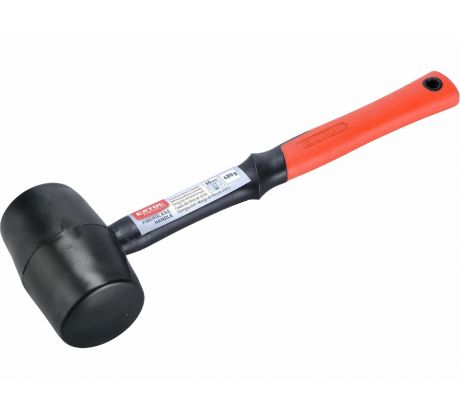 Kladivo gumené čierne sklolaminátová násada, Ø60mm, 480g, EXTOL PREMIUM