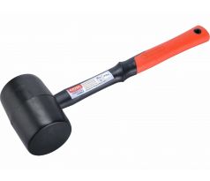 Kladivo gumené čierne sklolaminátová násada, Ø80mm, 910g, EXTOL PREMIUM