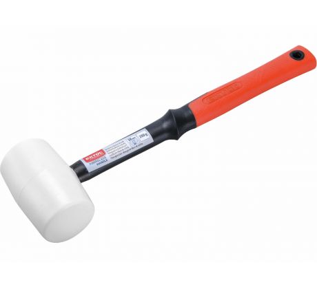 Kladivo gumené biele sklolaminátová násada, Ø50mm, 280g, EXTOL PREMIUM