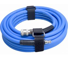 Hadica vzduchová gumená s rýchlospojkami 1/4", 10m, EXTOL PREMIUM