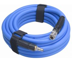 Hadica vzduchová gumená s rýchlospojkami 3/8", 10m, EXTOL PREMIUM