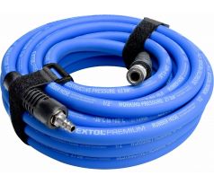 Hadica vzduchová gumená s rýchlospojkami 1/2", 10m, EXTOL PREMIUM