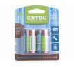 Batéria alkalická 2ks, 1,5V, typ C, EXTOL ENERGY