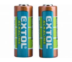 Batéria alkalická 2ks, 12V, typ 23A, EXTOL ENERGY