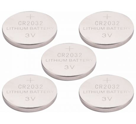 Batéria lítiová 5ks, 3V, typ CR2032, EXTOL ENERGY