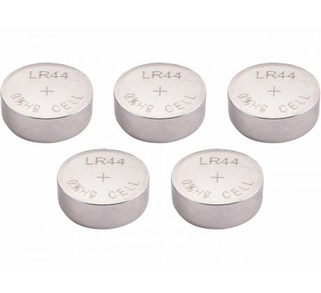 Batéria alkalická 5ks, 1,5V, typ LR44, EXTOL ENERGY