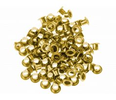 Prechodové oká, 100ks, zlaté, 4 x 8 x 4mm, EXTOL CRAFT