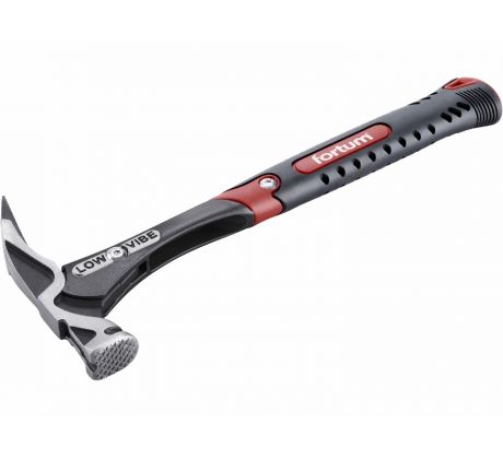 Kladivo pokrývačské, kovová pogumovaná násada, 680g, 320mm, s magnetom, FORTUM