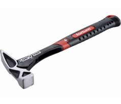 Kladivo zámočnícke, kovová pogumovaná násada, 870g, 320mm, FORTUM