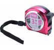 Meter zvinovací ružový, 3m/16mm, 1xbrzda, EXTOL LADY
