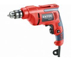 Vŕtačka kompaktná bez príklepu, príkon 450W, EXTOL PREMIUM