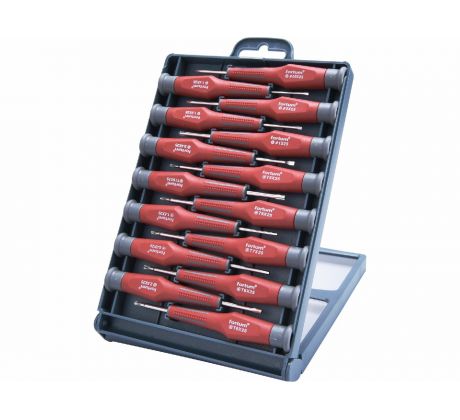 Skrutkovače hodinárske S/PH/TX/imbus, 15-dielna sada, CrMoV, FORTUM