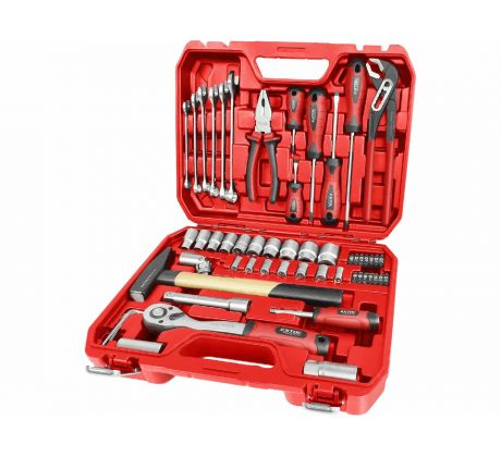 Sada náradia, 55-dielna, CrV, EXTOL PREMIUM