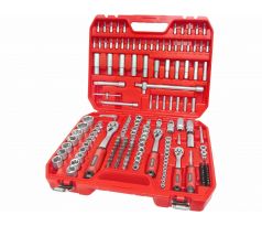 Sada nástrčných a zástrčných kľúčov, 1/4", 3/8", 1/2", 172ks, CrV, EXTOL PREMIUM