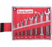 Kľúče vidlicové, 8-dielna sada, 6-24mm, 61CrV5, FORTUM