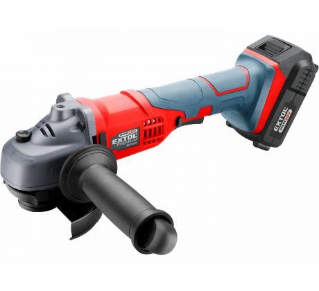 Brúska uhlová aku Share20V, 1x 2Ah, 115mm, EXTOL PREMIUM