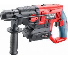 Kladivo vŕtacie aku Share20V, 1x 2Ah, SDS-plus, 1,2J, EXTOL PREMIUM
