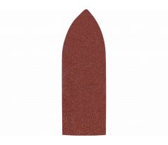 Papier brúsny delta zúžený, na suchý zips 30ks, 92x33mm, P40, P60, P80, EXTOL PREMIUM