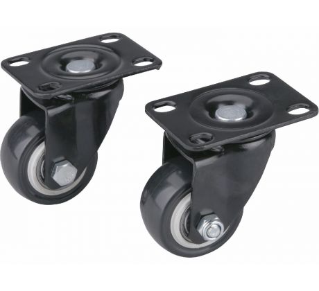 Kolieska otočné 2ks, Ø40mm, max. 30kg/1ks, EXTOL PREMIUM