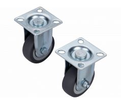 Kolieska pevné 2ks, Ø50mm, max. 27kg/1ks, EXTOL PREMIUM
