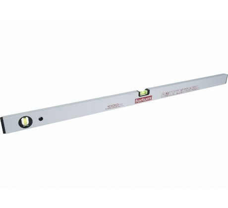 Vodováha hliníková, 2 libely, 1000mm, FORTUM