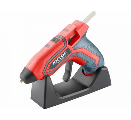 Pištoľ lepiaca tavná aku 3,7V/1,5Ah Li-ion, Ø7,2mm, EXTOL PREMIUM