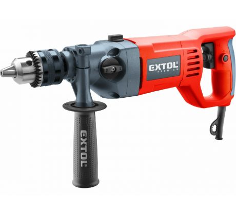 Vŕtačka príklepová dvojrýchlostná, príkon 1050W, EXTOL PREMIUM