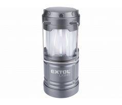 Svietidlo kempingové, 75lm, efekt "plameň" (25lm), 3x1,5V AA, EXTOL LIGHT