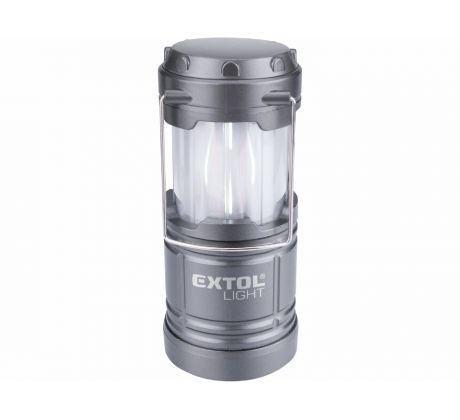 Svietidlo kempingové, 75lm, efekt "plameň" (25lm), 3x1,5V AA, EXTOL LIGHT
