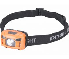Čelovka nabíjateľná 3W LED, 3,7V/1,2Ah Li-ion, EXTOL LIGHT