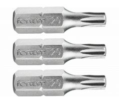Bit torx 3ks, T 20x25mm, S2, FORTUM
