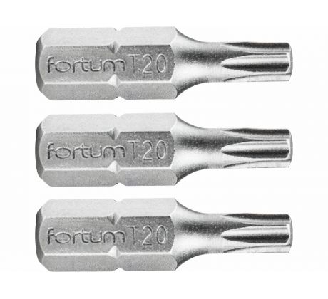 Bit torx 3ks, T 20x25mm, S2, FORTUM
