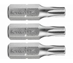 Bit torx 3ks, T 25x25mm, S2, FORTUM