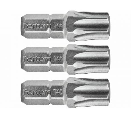 Bit torx 3ks, T 45x25mm, S2, FORTUM